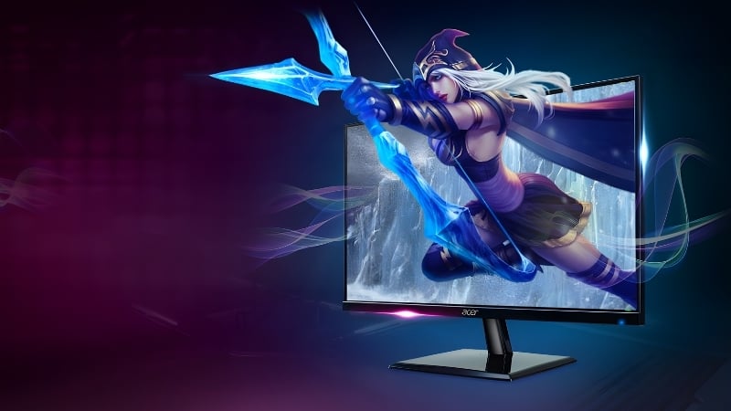 Màn hình Acer EK251Q P6 có tần số quét 144Hz siêu mượt