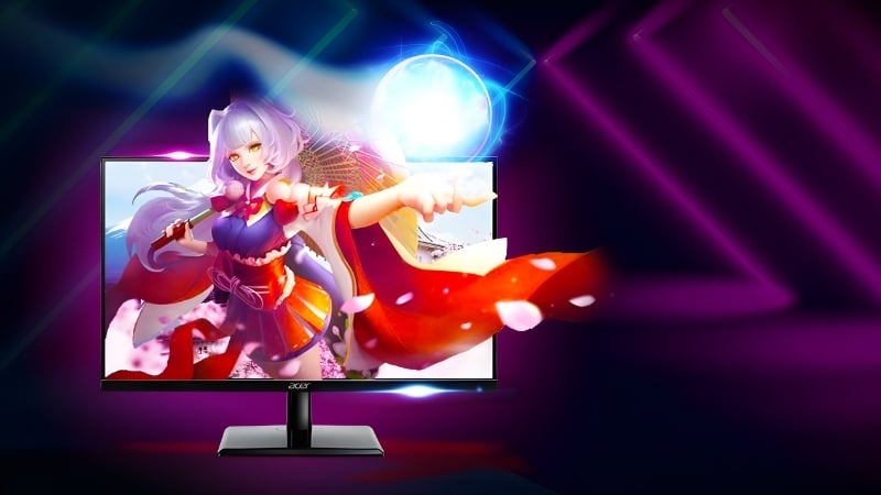 Màn hình Acer EK251Q P6 có màu sắc 99% sRGB chuẩn xác