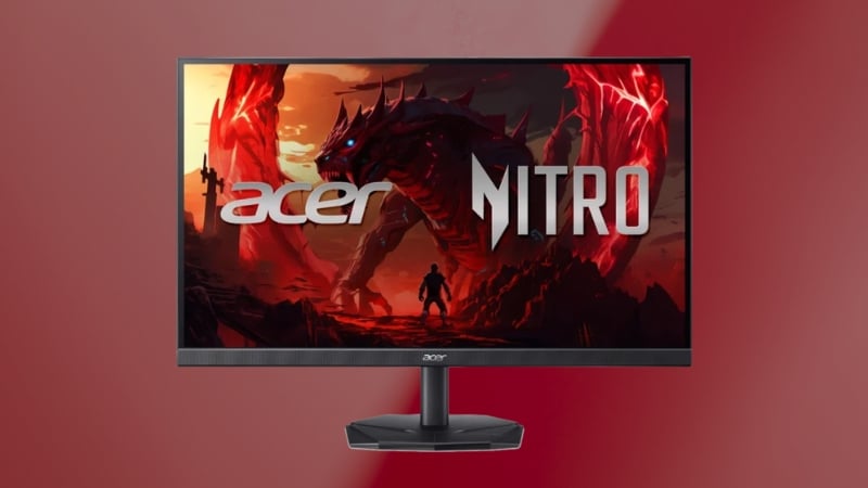Màn hình Acer KG271U W3 có thiết kế viền màn hình mỏng ZeroFrame