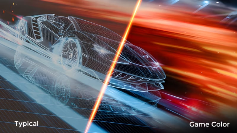 Màn hình AOC 24G11ZE có công nghệ hiển thị hiện đại