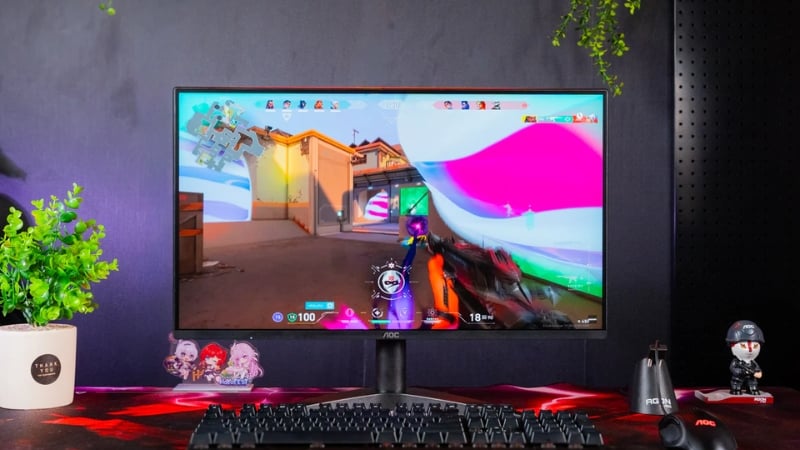 Màn hình AOC 25B36X sở hữu gam màu rộng với độ phủ sRGB 119%