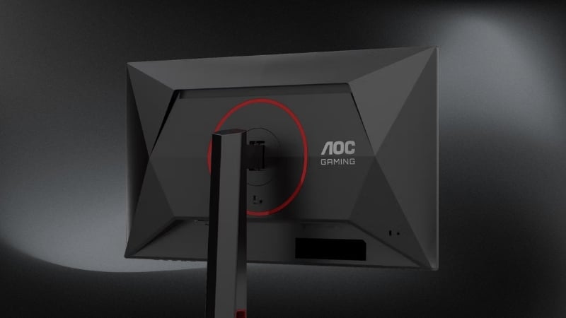 Màn hình AOC 25G4K có giá đỡ màn hình tương thích&nbsp;chuẩn VESA