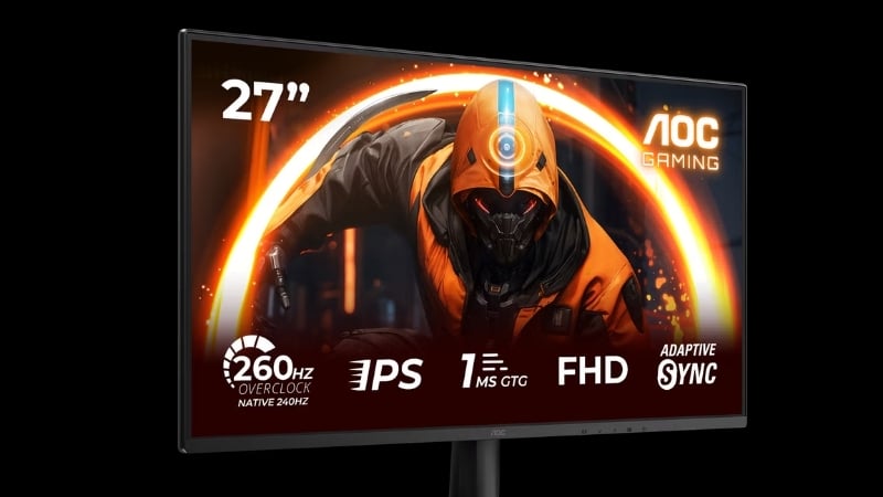 Màn hình AOC 27G50Z có thiết kế tối ưu thi đấu