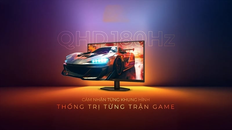 Màn hình AOC Q27G40E làm chủ mọi khung hình với tốc độ phản hồi tức thì