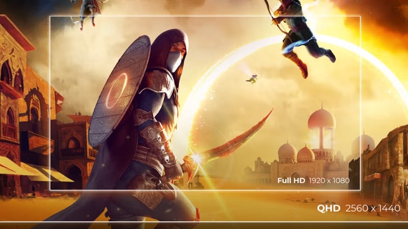 Màn hình AOC Q27G42ZE có chất lượng hiển thị 2K