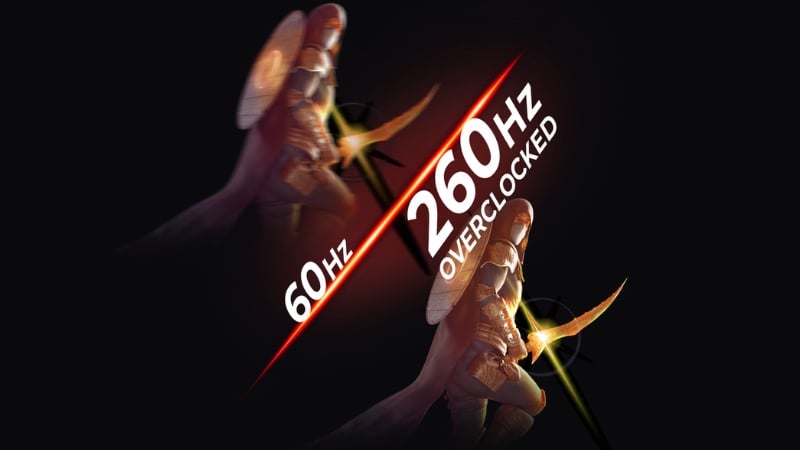 Màn hình AOC Q27G42ZE có tốc độ đỉnh cao với tần số quét 260Hz