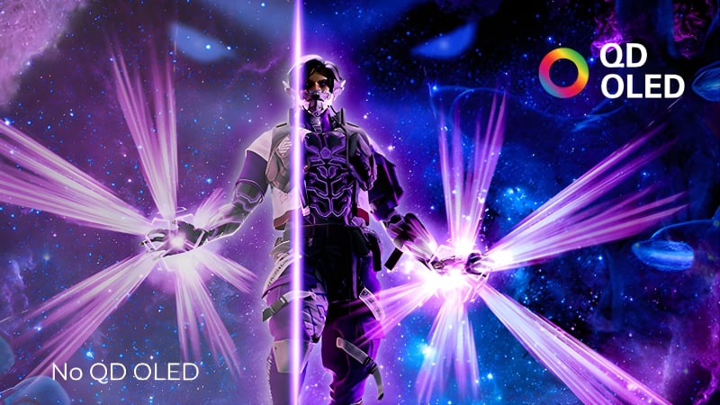 Màn hình AOC Q27G4ZD được trang bị công nghệ QD-OLED