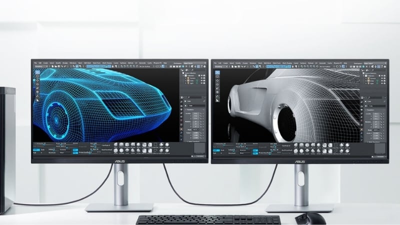 Màn hình ASUS ProArt PA278CGRV có kết nối USB-C tiện lợi đa năng