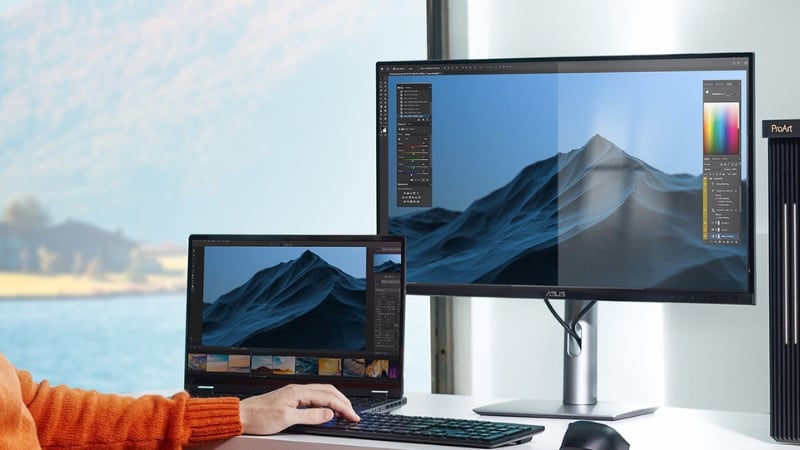 Màn hình ASUS ProArt PA27JCV có công nghệ IPS cho góc nhìn rộng