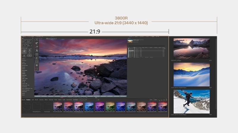 Màn hình ASUS ProArt PA34VCNV mở rộng không gian làm việc&nbsp;sáng tạo