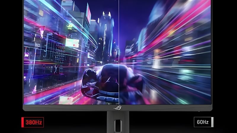 Màn hình Asus ROG Strix XG279CNS có tốc độ quét lên đến 380Hz