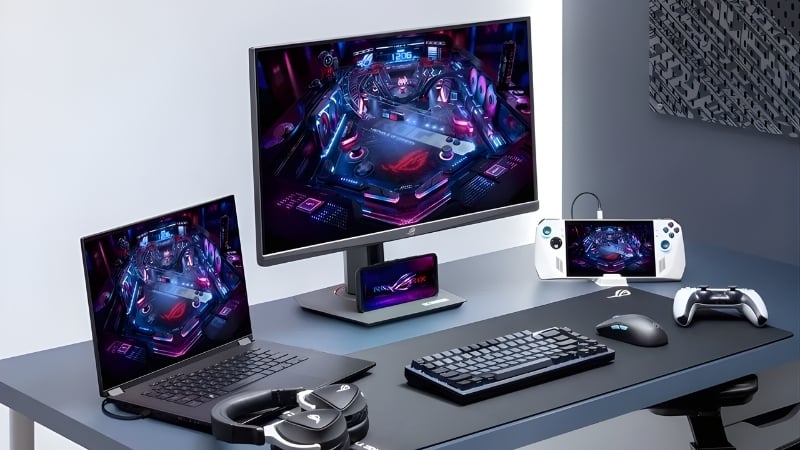 Màn hình Asus ROG Strix XG279CNS có thiết kế thông minh và kết nối đa dụng