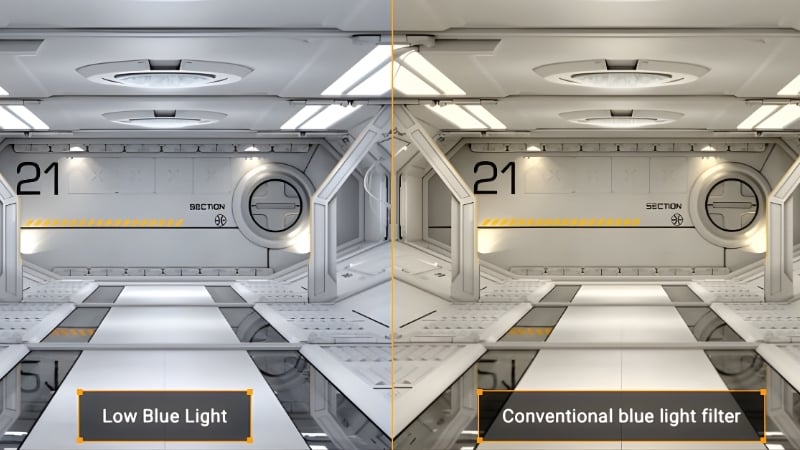 Màn hình Asus TUF GAMING VG259QMR5A có tính năng bảo vệ mắt