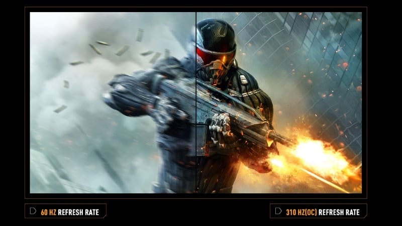 Màn hình Asus TUF GAMING VG259QMR5A có tần số quét 310Hz