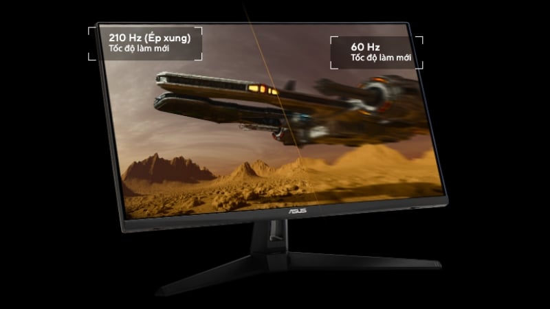 Màn hình ASUS TUF GAMING VG27AQ5A có màn hình 27 inch
