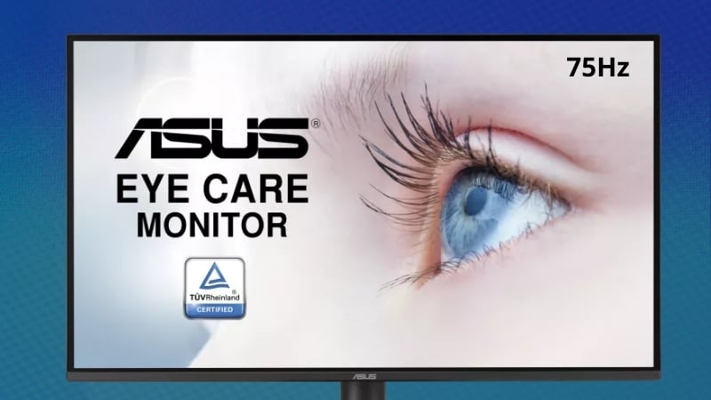 Màn hình ASUS VA27AQ chuyển động mượt mà&nbsp;với tần số quét 75Hz