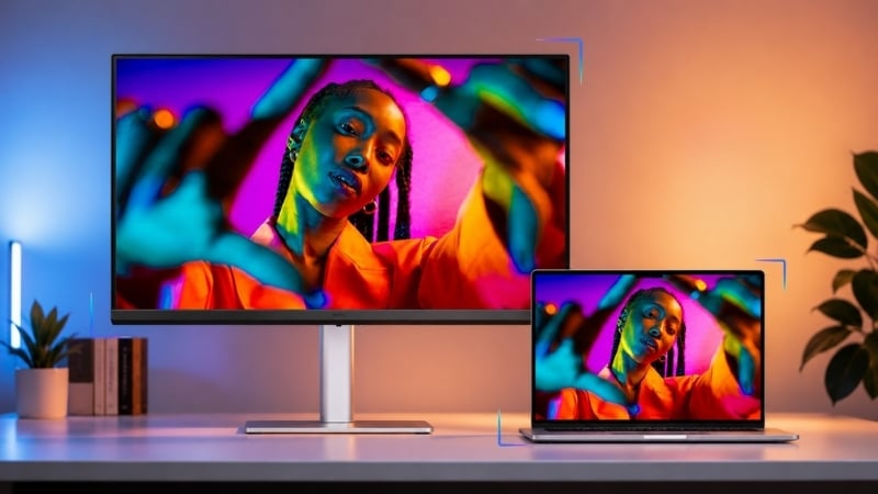 Màn hình BenQ MA270U có độ phân giải 4K sắc nét