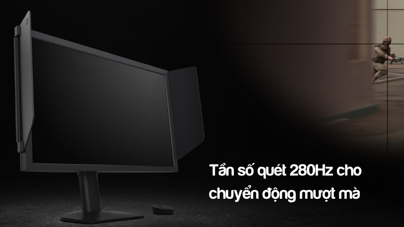 Màn hình BenQ Zowie XL2540X+ có tần số quét 280Hz