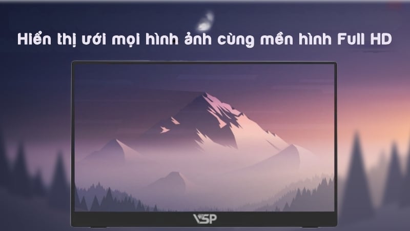 Màn hình cảm ứng di động VSP VP1560FST1 có tấm nền IPS FHD
