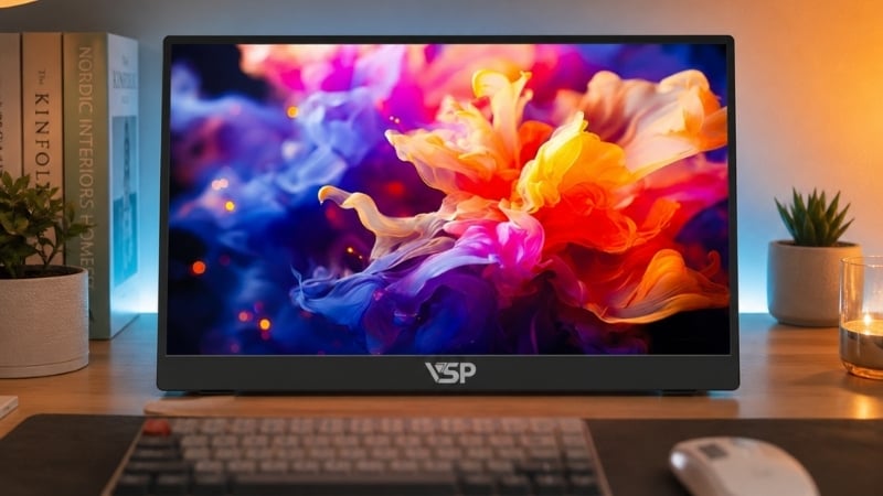 Màn hình cảm ứng di động VSP VP1560FST1 có dải màu rực rỡ