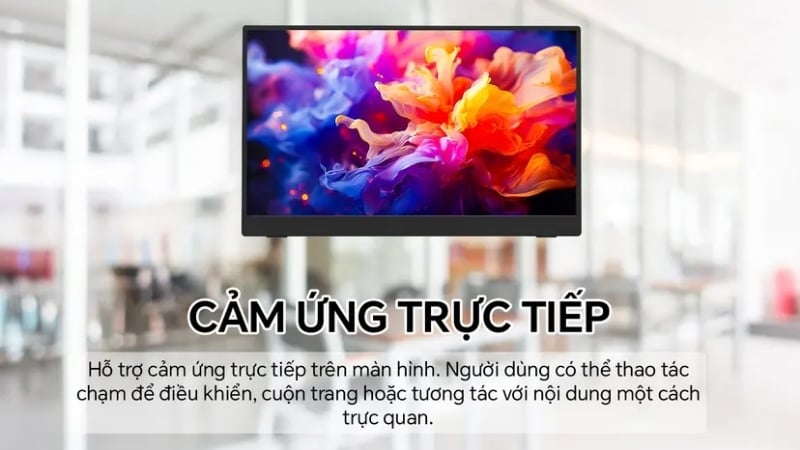 Màn hình cảm ứng di động VSP VP1560FST1 có thể cảm ứng đa điểm tiện dụng