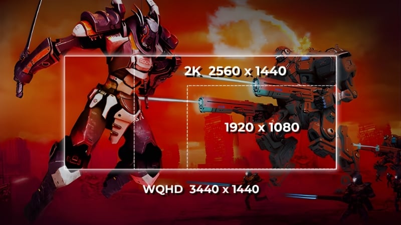 Màn hình cong AOC CU34G4H có tấm nền VA siêu rộng