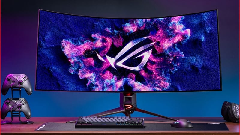 Màn hình cong Asus ROG Swift PG39WCDM tối ưu không gian làm việc