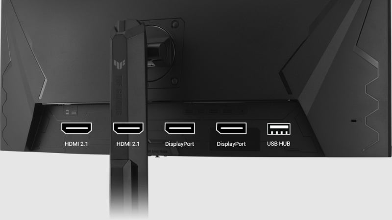 Màn hình cong ASUS TUF GAMING VG34WQML5A có kết nối đa dạng