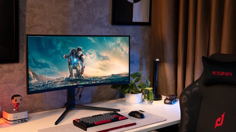 Màn hình cong E-DRA EGM34Q240PR có tần số quét 240Hz