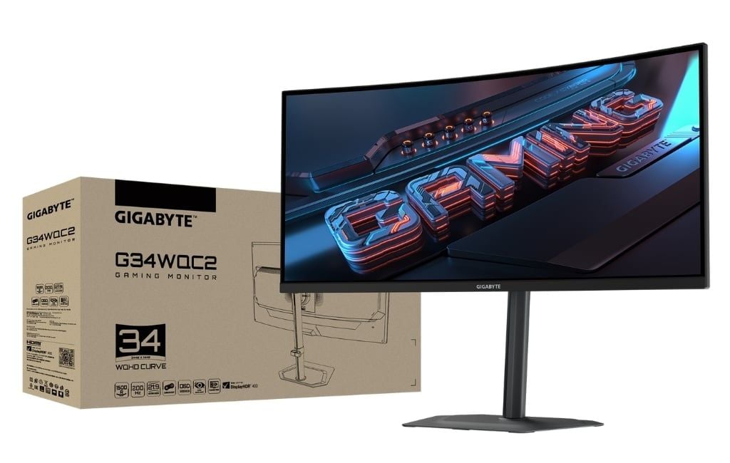 GEARVN - Màn hình cong GIGABYTE G34WQC2 34