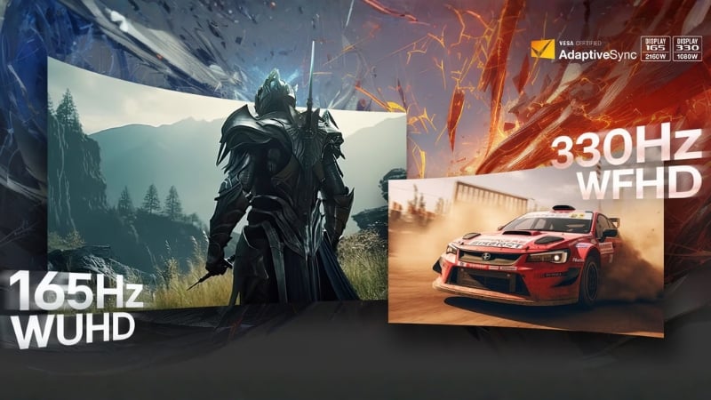 Màn hình cong LG 45GX950A-B có chế độ hiển thị kép