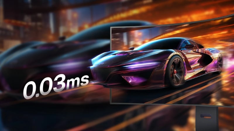 Màn hình cong LG 45GX950A-B có thể phản hồi tức thì