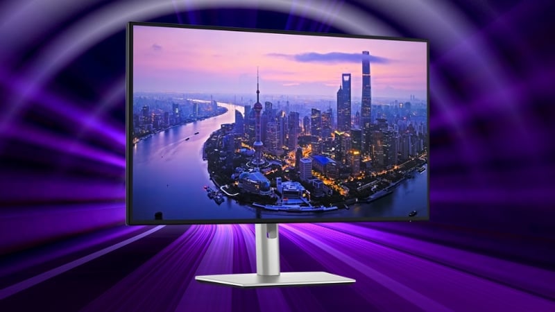 Màn hình Dell UltraSharp U2725QE có thiết kế màn hình tinh tế