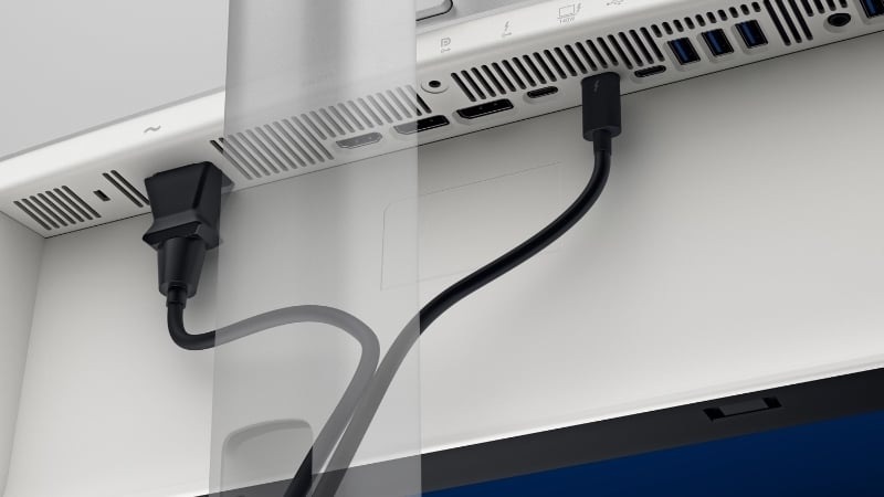 Màn hình Dell UltraSharp U3225QE đa dạng cổng kết nối