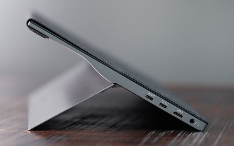 Màn hình di động cảm ứng hỗ trợ USB-C và HDMI mini, truyền hình ảnh, âm thanh, dữ liệu cảm ứng qua một cáp