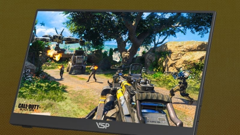 Màn hình di động VSP GP1612WS1 hỗ trợ nhiều tính năng cho làm việc và chơi game