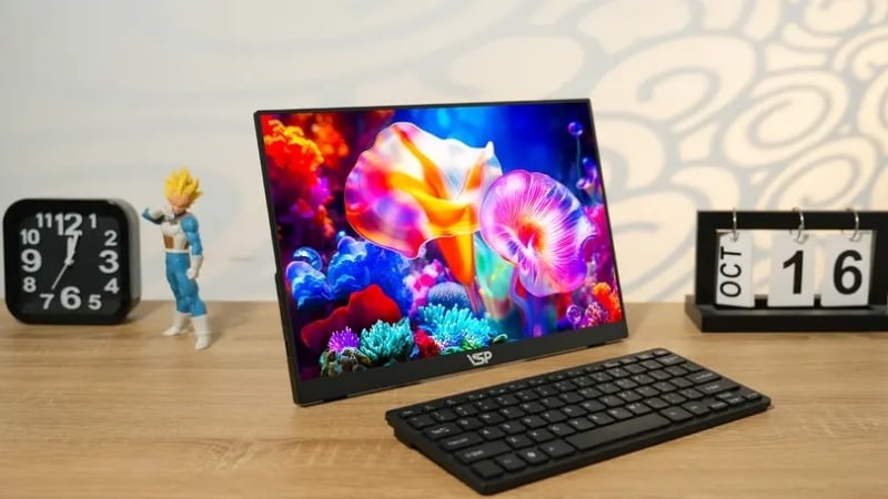 Màn hình di động VSP GP1612WS1 có tần số quét 120Hz