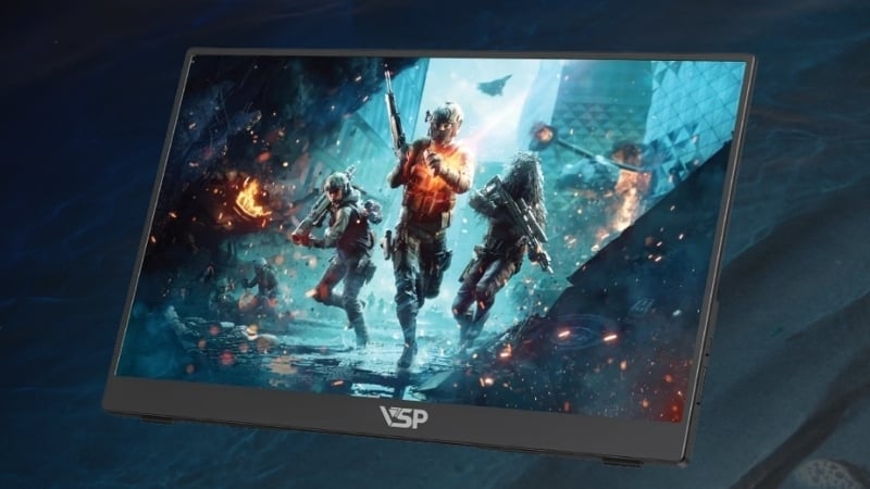 Màn hình di động VSP GP1614WS1 hỗ trợ nhiều tính năng hình ảnh khi chơi game