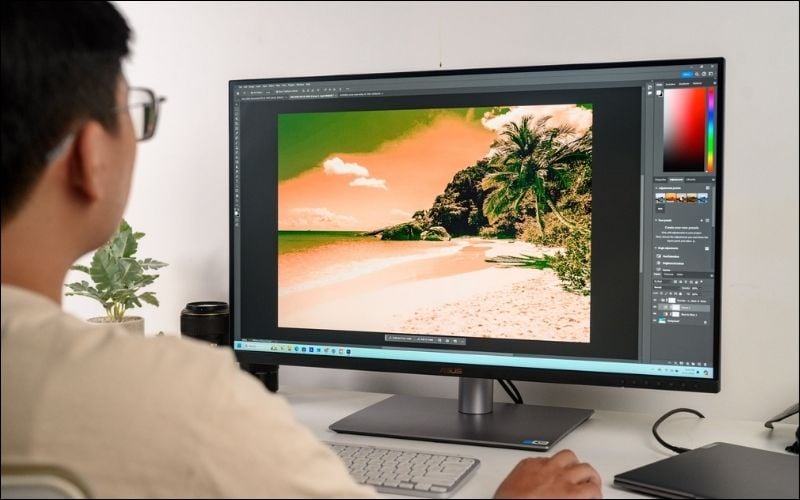 Tấm nền IPS trên màn hình đồ họa 27 inch&nbsp;mang lại màu sắc trung thực
