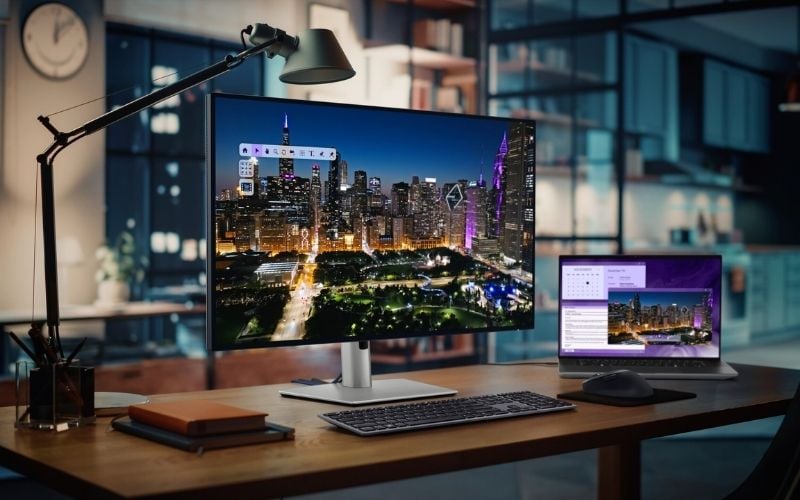 Độ phân giải 4K mang lại không gian làm việc rộng và chi tiết cao