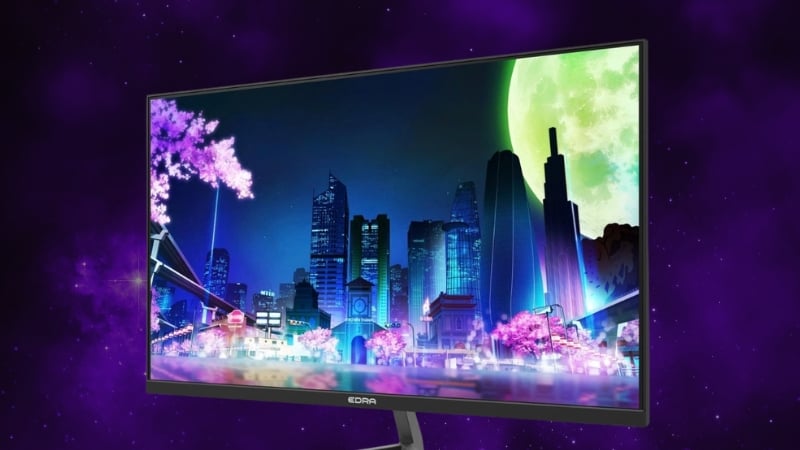 Màn hình E-DRA EGM24F120H có tấm nền IPS A+ màu sắc sống động