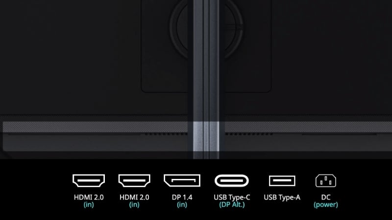 Màn hình GIGABYTE GO27Q24 có kết nối đa dạng