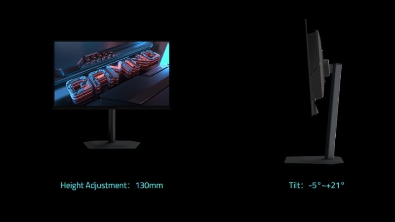 Màn hình GIGABYTE MO27Q2 có thiết kế màn hình thông minh