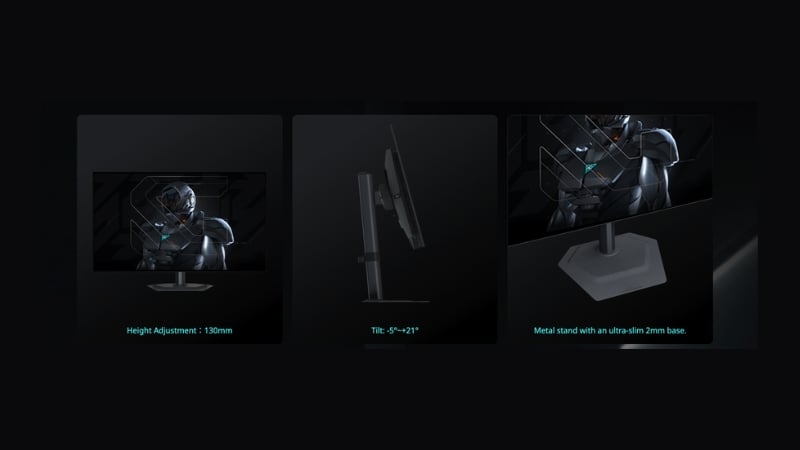 Màn hình GIGABYTE MO27Q28G có thiết kế công thái học&nbsp;linh hoạt