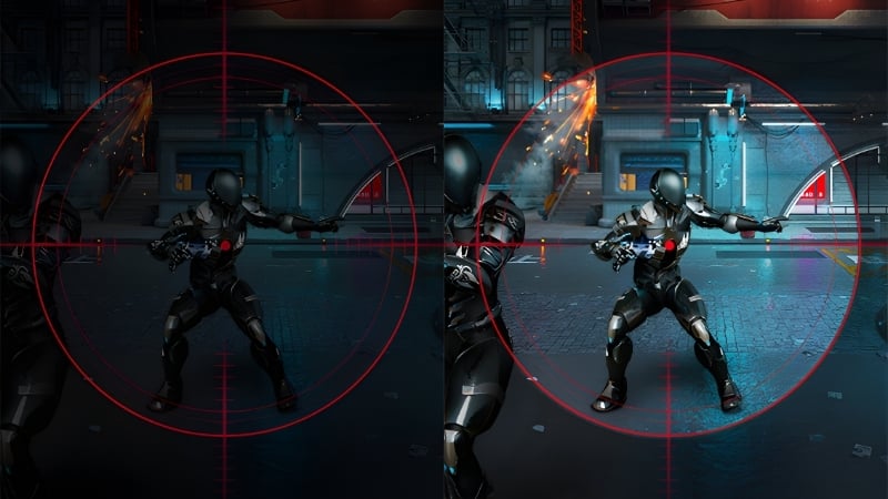 Màn hình LG 22U401A-B cho Black Stabilizer dễ dàng nhìn rõ