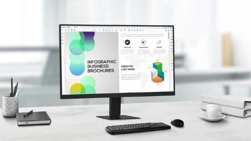 Màn hình LG 24U631A-B có độ sắc nét vượt trội