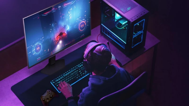 Màn hình LG 27GX704A-B có thiết kế đậm chất UltraGear