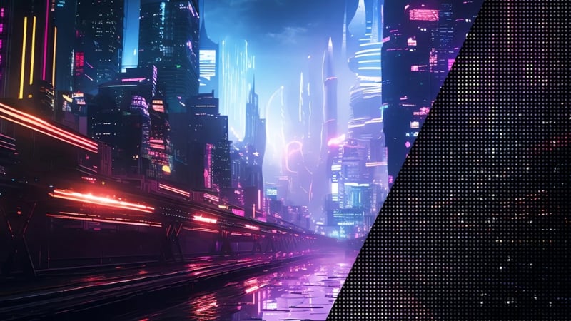 Màn hình LG 27GX704A-B sắc nét trên tấm nền OLED hiện đại