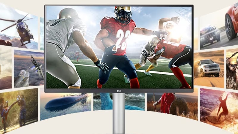 Màn hình LG 27UP850K-W có độ phân giải 4K UHD sắc nét