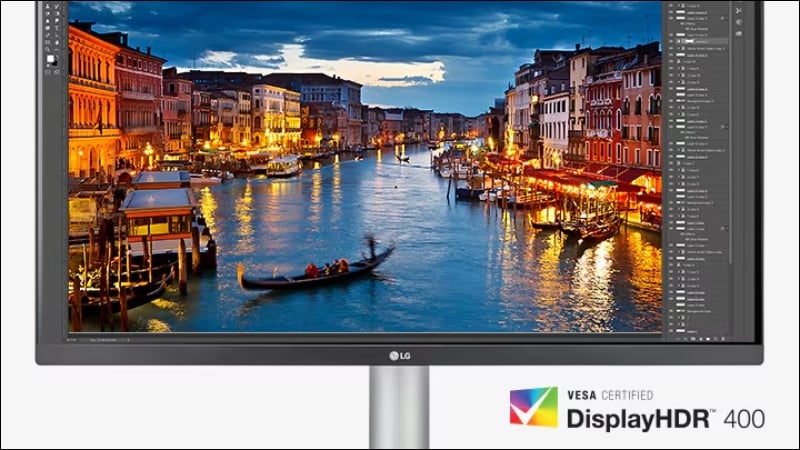 Màn hình LG 27UP850K-W có VESA DisplayHDR 400&nbsp;ấn tượng